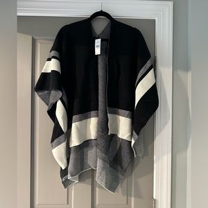 Ann Taylor striped cape